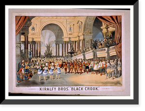 Historic Framed Print, Kiralfy Bros Black crook,  17-7/8" x 21-7/8"