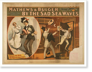 Antique Playbill - Opera - Mathews & Bulger presenting rag time