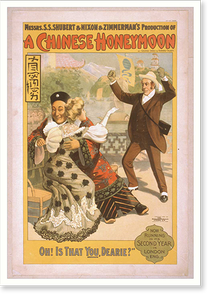 Vintage Theater Poster - Messrs. S.S. Shubert & Nixon & Zimmermans