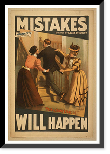 Historic Framed Print, Mistakes will happen written by Grant Stewart. - 3,  17-7/8" x 21-7/8"