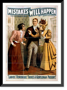 Historic Framed Print, Mistakes will happen written by Grant Stewart. - 8,  17-7/8" x 21-7/8"