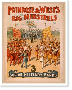 Vintage Stage Poster - Primrose & Wests Big Minstrels (2)