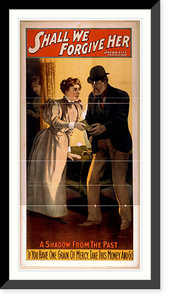 Historic Framed Print, Shall we forgive her - 2,  17-7/8" x 21-7/8" Historic Framed Print, Shall we forgive her - 2,  17-7/8" x 21-7/8"