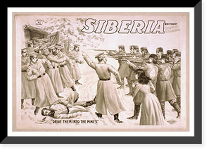 Historic Framed Print, Siberia written by Bartley Campbell. - 7,  17-7/8" x 21-7/8" Historic Framed Print, Siberia written by Bartley Campbell. - 7,  17-7/8" x 21-7/8"