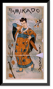 Historic Framed Print, The mikado - 2,  17-7/8" x 21-7/8"