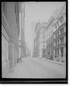 Historic Street Photo - New York City - Wall Street, New York, N.Y