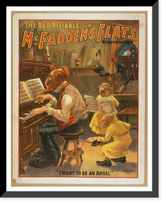 Historic Framed Print, The old reliable McFaddens flats everything new. - 3,  17-7/8" x 21-7/8"