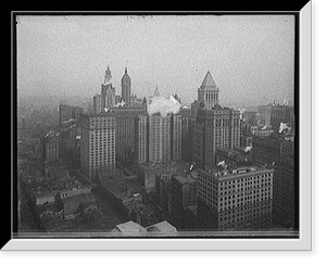 Big buildings of lower Manhattan, New York, N.Y. Classic, Historic Print