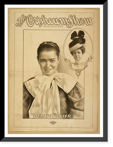 Historic Framed Print, The Orpheum Show - 8,  17-7/8" x 21-7/8"