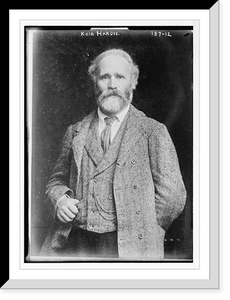 Historic Framed Print, Keir Hardie, portrait bust,  17-7/8" x 21-7/8"