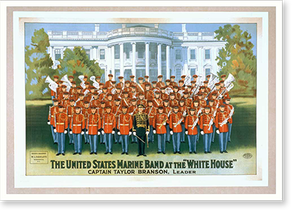 Antique Playbill - White House - The United States Marine Band