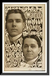 Antique Playbill - Ward & Vokes in The head waiters