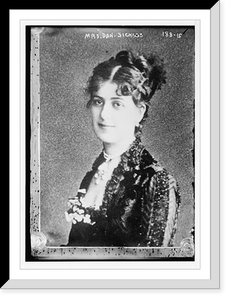 Mrs. Dan. Sickles, portrait bust, Historic Reproduction
