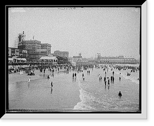 Bathing in front of the Chalfonte, Atlantic City, N.J. Classic, Historic Reproduction