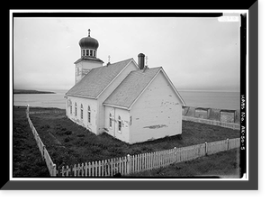Saint George Russian Orthodox Church, St. George Island, Pribilof Islands, Saint George, Aleutians West Census Area, AK - 5 Classic, Historic Print