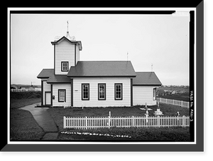 Historic Framed Print, Saints Peter & Paul Russian Orthodox Church, Church Street, Saint Paul, Aleutians West Census Area, AK - 3,  17-7/8" x 21-7/8"