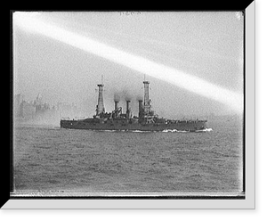 U.S.S. Ohio, New York, Antique Poster