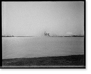 Vintage Landscape - Michigan - Belle Isle Park, looking toward Detroit