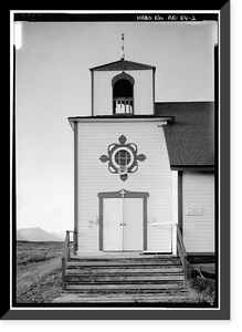 Protection of the Holy Thestokos Russian Orthodox Church, Kodiak Island, Akhiok, Kodiak Island Borough, AK - 2, Antique Wall Art