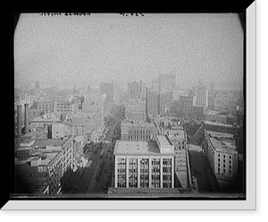 S.E. from Whitney Building, Detroit, Mich, Vintage Wall Art