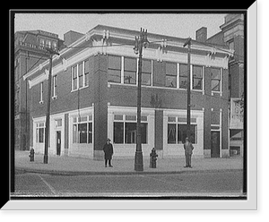 Antique Scenic Print - Detroit, Michigan - Dime Bank branch