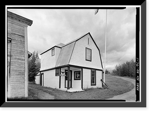Custom House, Front Street (Moved from Fort Egbert), Eagle, Southeast Fairbanks Census Area, AK Classic, Vintage Wall Art