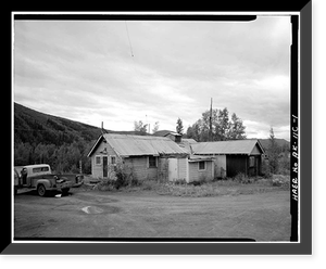 Gold Placers Incorporated, Mess Hall, Near Coal Creek & Yukon River, Eagle vicinity, Southeast Fairbanks Census Area, AK, Historic Reproduction
