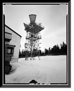 Rabbit Creek White Alice Site, Radio Relay Station, Anchorage, Anchorage, AK - 3, Vintage Wall Art