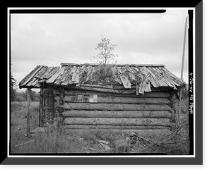 Historic Framed Print, Town of Chisana, Women's Jail, Chisana, Valdez-Cordova Census Area, AK - 4,  17-7/8" x 21-7/8" Historic Framed Print, Town of Chisana, Women's Jail, Chisana, Valdez-Cordova Census Area, AK - 4,  17-7/8" x 21-7/8"
