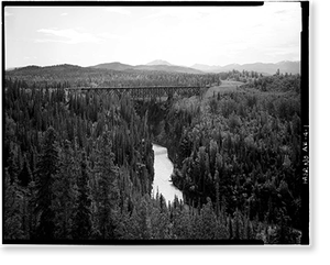 Antique Architecture - Kuskalana Bridge - Historic Wall Art Gift