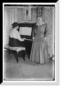 Historic Framed Print, Edith Evans, Schumann-Heink,  17-7/8" x 21-7/8"