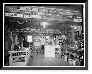 Mount McKinley Headquarters, Dog Feed Cache & Sled Storage, McKinley Station, AK - 4, Vintage Poster