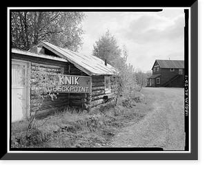 Antique Architecture - Iditarod Trail Shelter Cabins, Knik Cabin, Knik