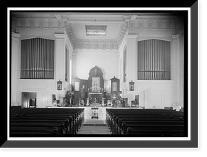 Historic Framed Print, Christ Episcopal Church, Church & Saint Emanuel Streets, Mobile, Mobile County, AL - 3,  17-7/8" x 21-7/8"