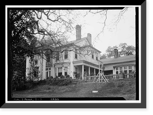 Daniel Pratt House, Autauga Creek, Prattville, Autauga County, AL - 3, Historic Print