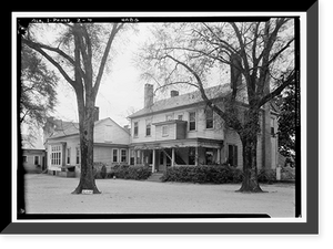 Daniel Pratt House, Autauga Creek, Prattville, Autauga County, AL - 4, Antique Print