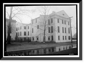 Historic Framed Print, Old City Hospital, 900-950 Saint Anthony Street, Mobile, Mobile County, AL - 2,  17-7/8" x 21-7/8"