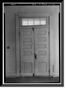 Governor Robert Lindsay House, U.S. Highway 72, Tuscumbia, Colbert County, AL - 13, Antique Poster
