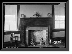 Kelley-Bland-Ward House, County Road 2 vicinity, Orrville, Dallas County, AL - 3, Antique Poster