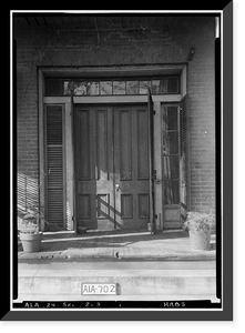 Plattenburg House, 1009 North Lapsley Street, Selma, Dallas County, AL - 3, Historic Reproduction
