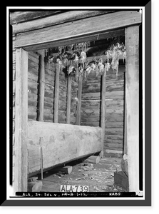 Dan Kenan House, Summerfield Road (County Road 37), Selma vicinity, Dallas County, AL - 12, Vintage Poster