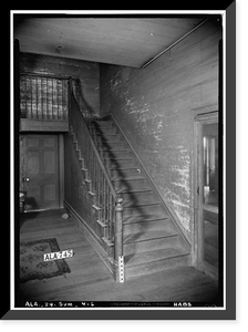 Sturdivant-Moore-Hartley House, Centenary & Main Streets, Summerfield, Dallas County, AL - 6, Historic Print