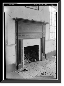 Governor Benjamin Fitzpatrick House, State Route 14 vicinity, Elmore vicinity, Elmore County, AL - 12, Historic Reproduction