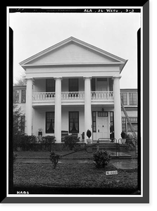 Bates-Jesse House, 311 Government Street, Wetumpka, Elmore County, AL - 3, Historic Reproduction