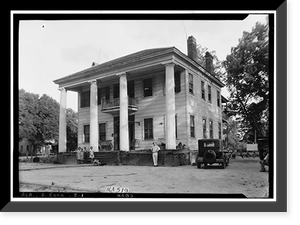 Cowan-Ramser House, 441 East Barbour Street, Eufaula, Barbour County, AL, Antique Print