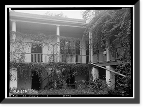 Governor Samuel Pickens House, State Route 14, Sawyerville vicinity, Hale County, AL - 5, Antique Wall Art