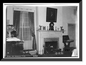 Governor Samuel Pickens House, State Route 14, Sawyerville vicinity, Hale County, AL - 12 Classic, Vintage Print