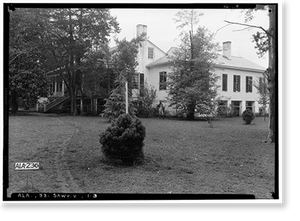 Antique Architecture - Sawyerville vicinity, Alabama - Governor Samuel
