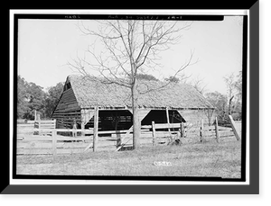 Bartlett Smith House, River Road (County Road 97), Shorterville vicinity, Henry County, AL - 6, Antique Print