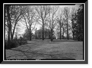 Historic Framed Print, Arlington Place, 331 Cotton Avenue, Southwest, Birmingham, Jefferson County, AL,  17-7/8" x 21-7/8"